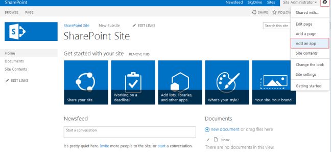 لیست شیرپوینت SharePoint