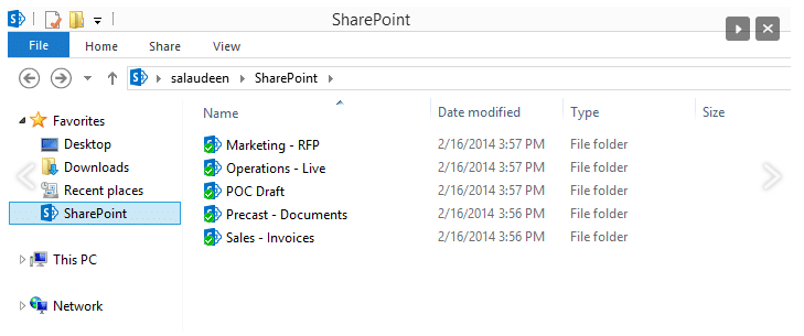 همگام‌سازی کتابخانه SharePoint با پوشه افلاین