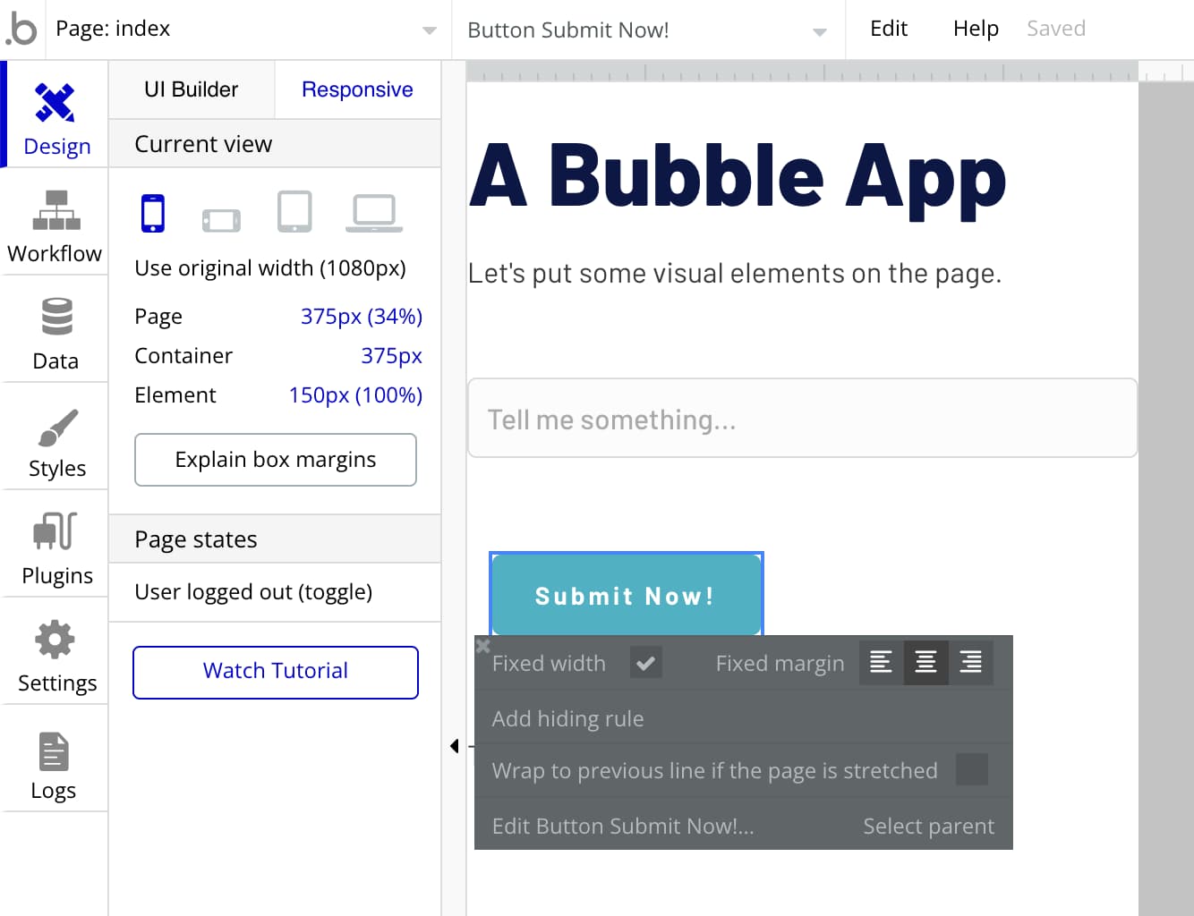 اپلیکیشن ساز موبایل بابل Bubble
