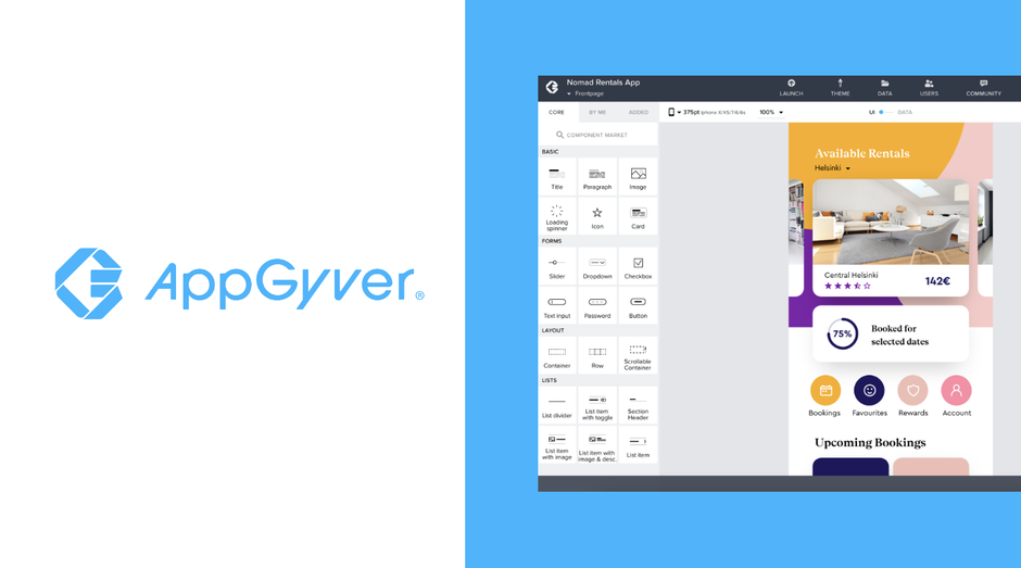 اپلیکیشن ساز موبایل AppGyver