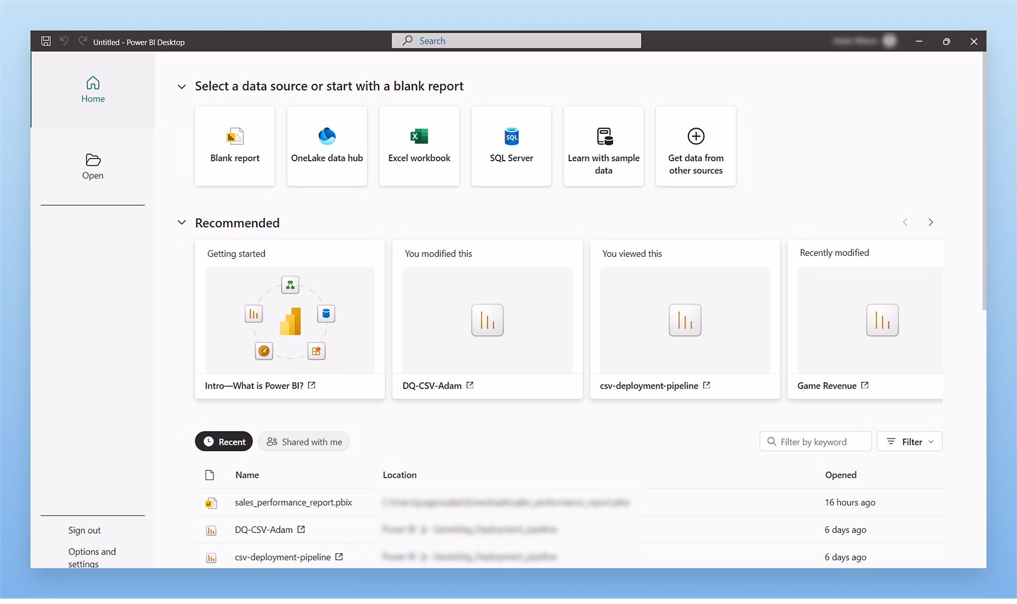نسخه های جدید Microsoft Power BI
