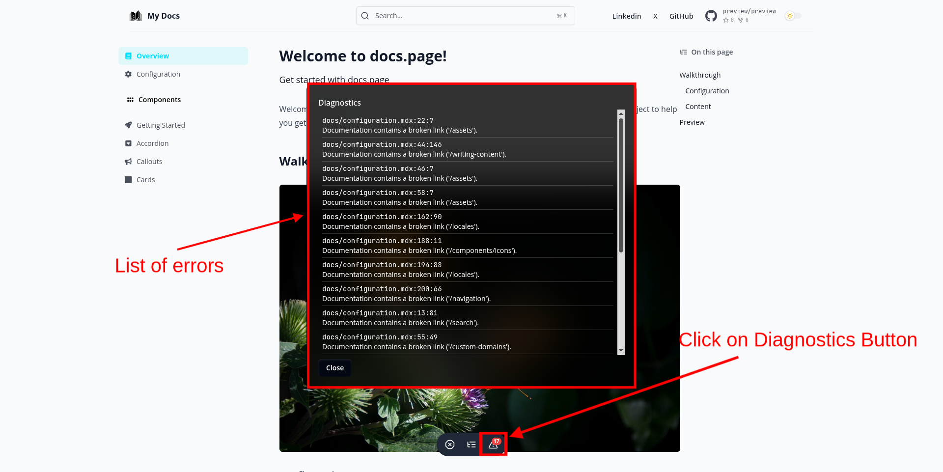 ساخت مستندات با docs.page