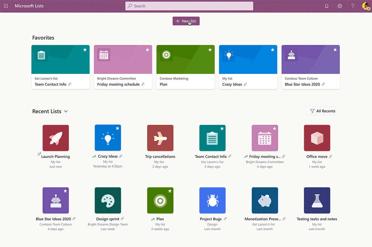 آموزش جامع Microsoft Lists