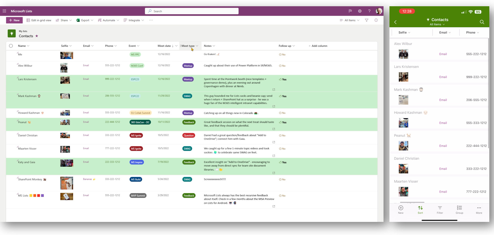 آموزش جامع Microsoft Lists