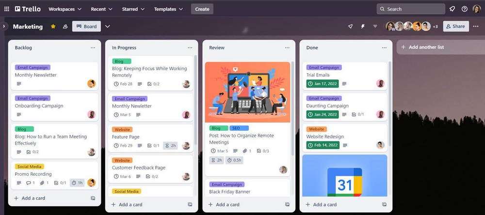اپلیکیشن Trello