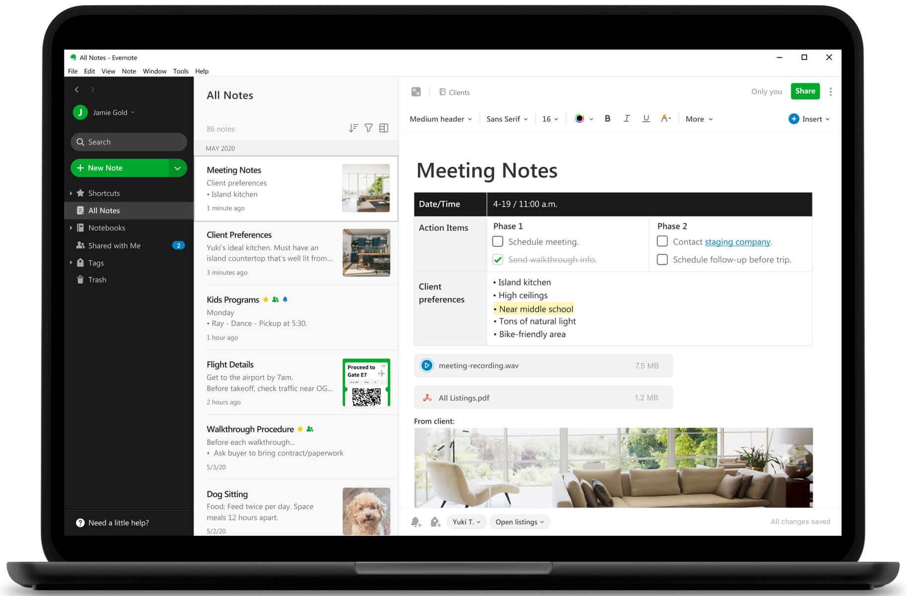 اپلیکیشن Evernote