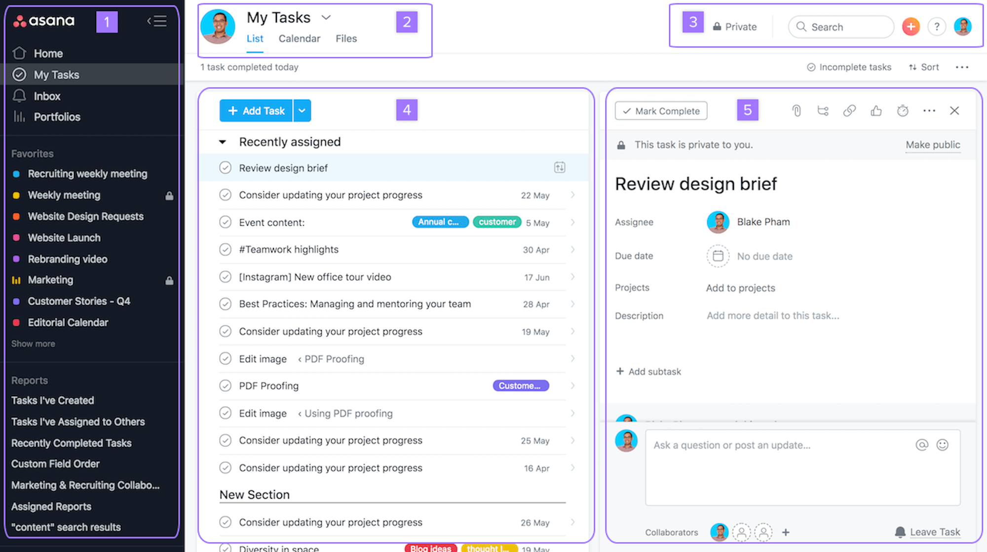 اپلیکیشن Asana