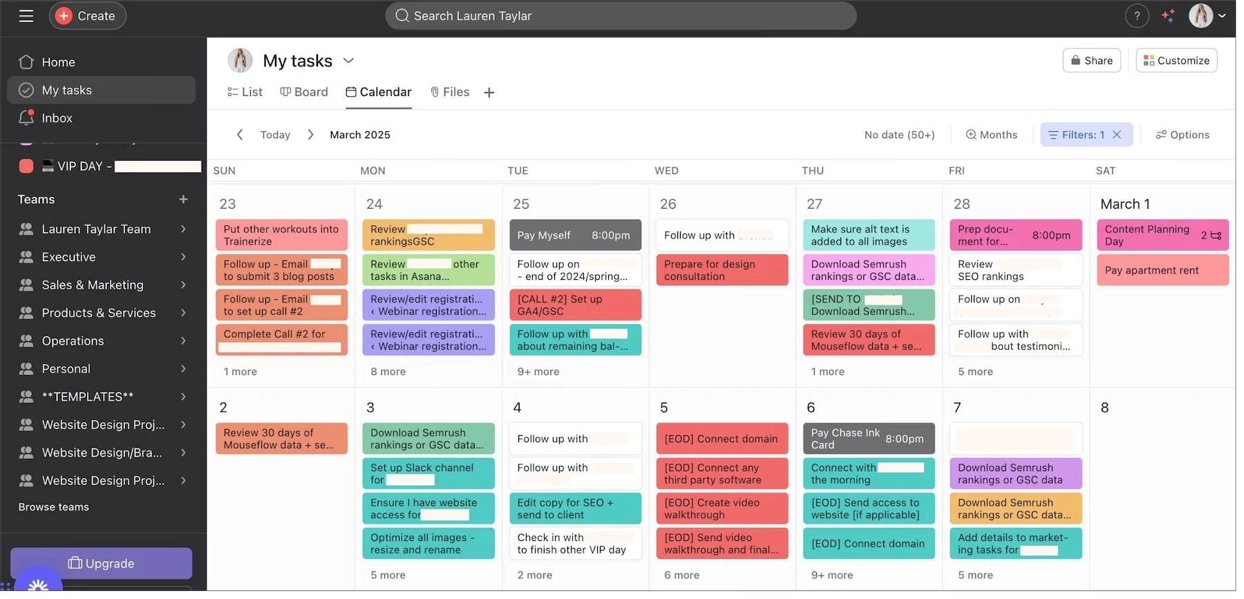 اپلیکیشن Asana