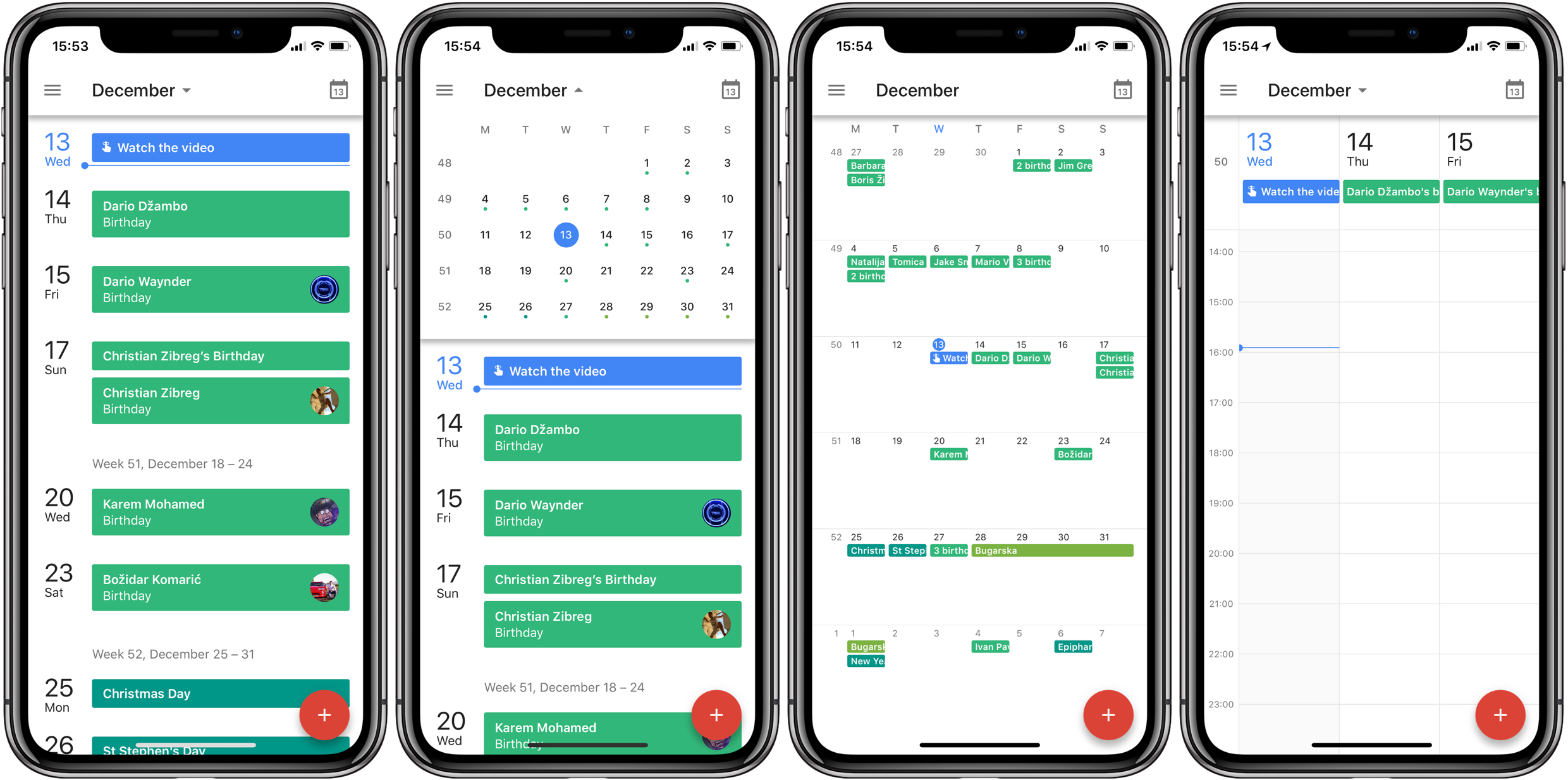 اپلیکیشن Google Calendar