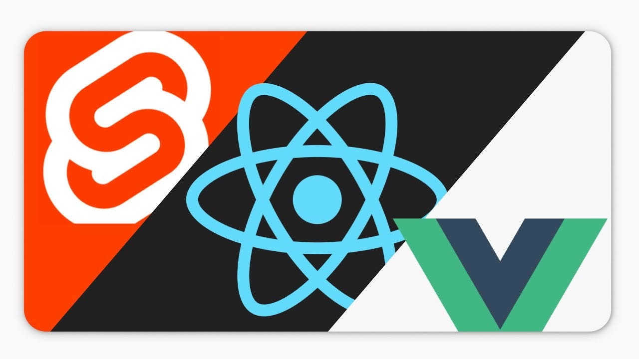 React، Vue و Svelte