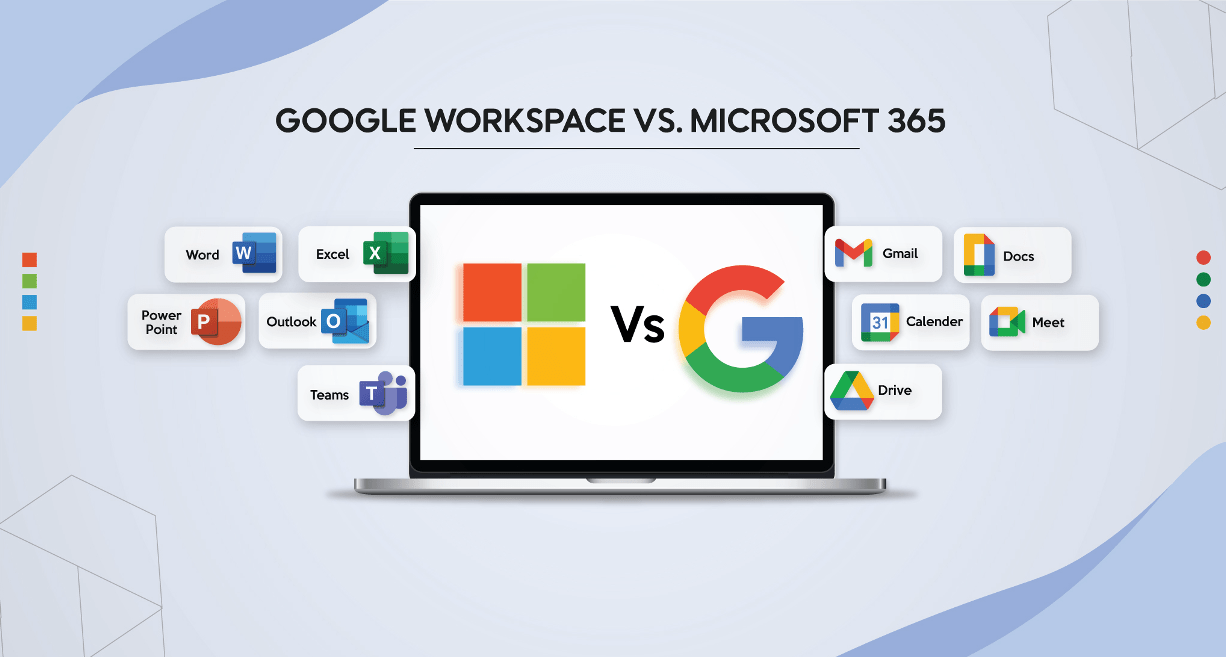 Microsoft 365 و Google Workspace