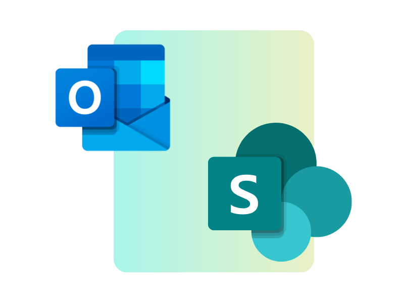 SharePoint و OutLook