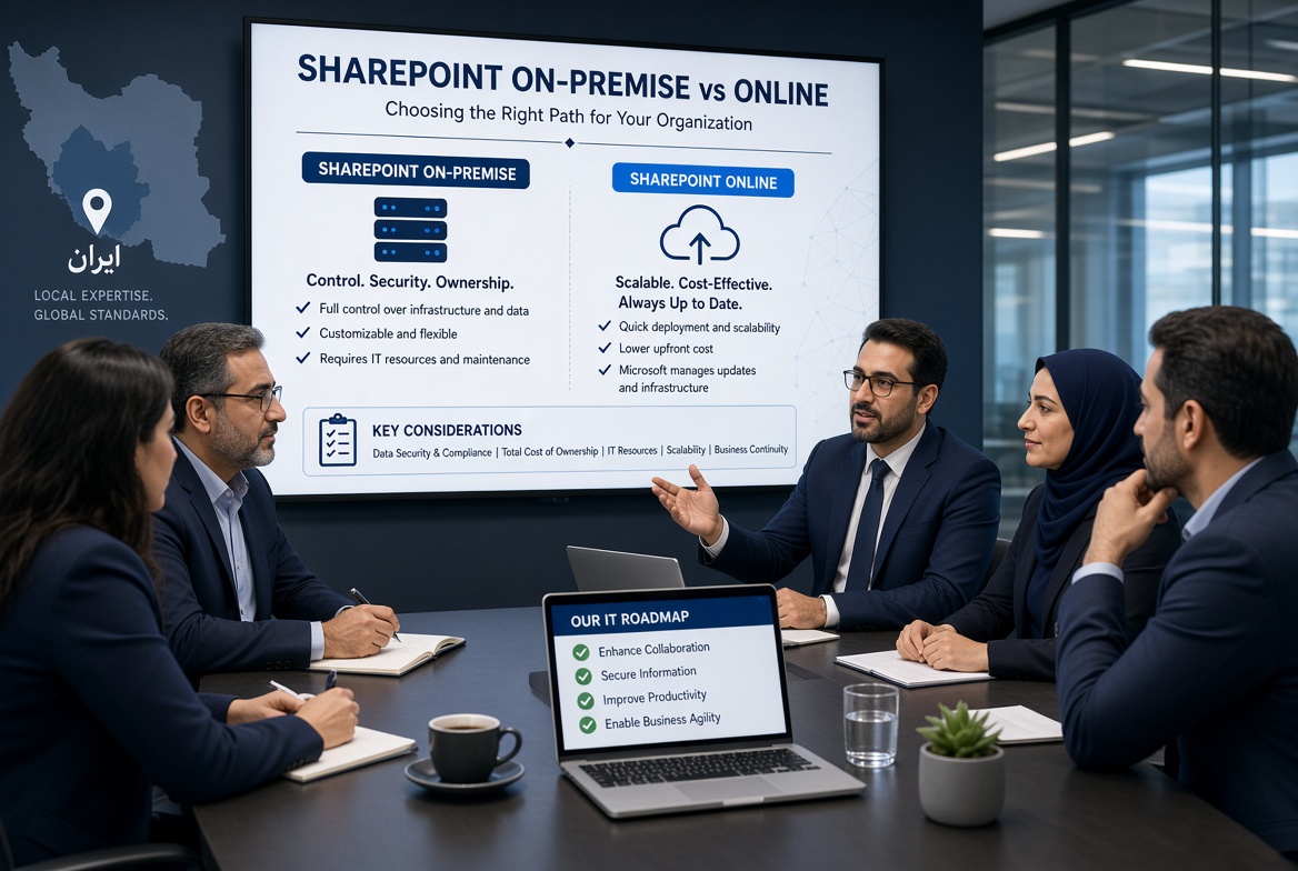 تفاوت شیرپوینت آن‌پریمایس و آنلاین